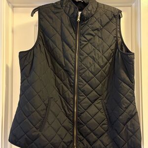 Old Navy Women's Black Quilted Vest